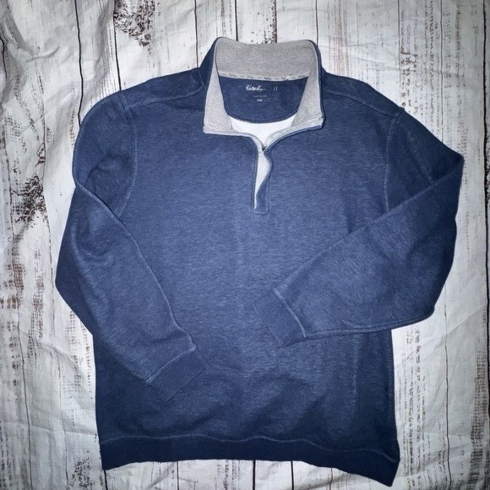 Walter Hagen Blue / Gray  Quarter-Zip Pullover XXL Bundle Golf  11 Majors